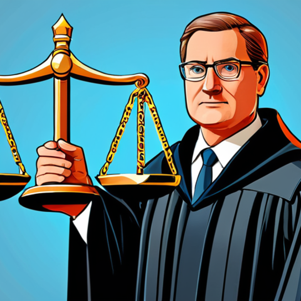 디지털 자산의 가치 관련 법적 쟁점 - Regulatory Balancing Act**

"A judge in formal robes, holding scales of justice, balancing a blockch...
