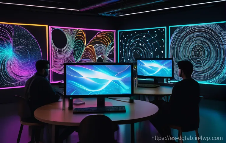 디지털 희소성의 혁신적 사례 연구 - **Prompt 1: "The Global Canvas of Digital Creation"**
"A vibrant, wide-angle shot depicting a di...