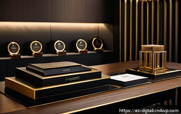 디지털 희소성을 고려한 마케팅 전략 - A sleek luxury product display showcasing a limited edition item with a black and gold color scheme,...